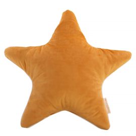 Aristote velvet kussen - Farniente yellow