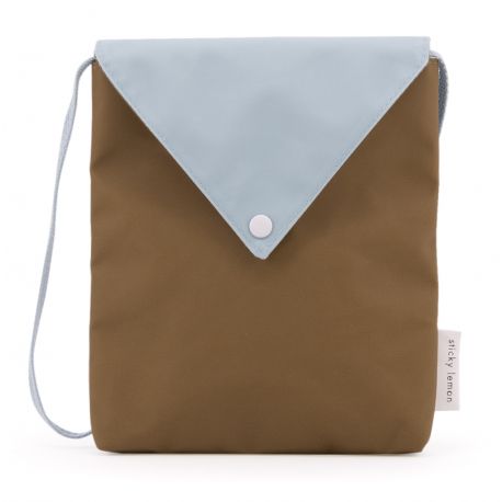 Envelope handtasje - Gold green / dark teal / misty green Envelope handtasje - Gold green / dark teal / misty green
