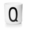 Hippe porseleinen beker - Q
