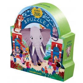Puzzel Dag in de dierentuin - 48 st