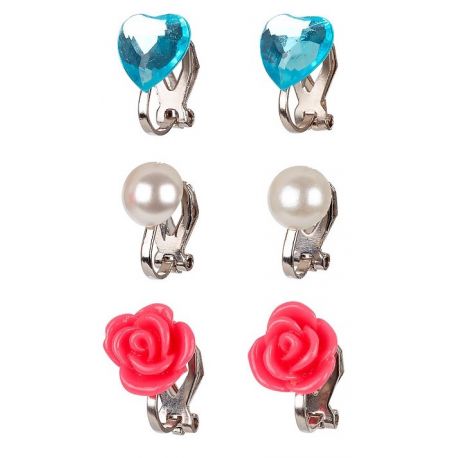 Roze-blauwe oorclips Hila Roze-blauwe oorclips Hila