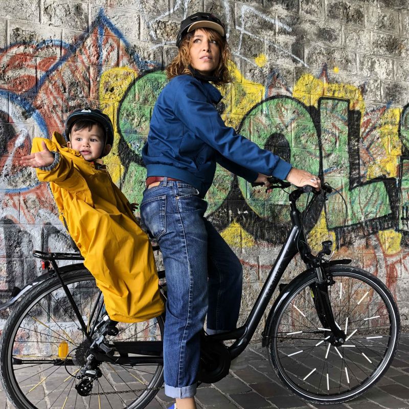 Ondenkbaar Elektronisch Volgen Rainette - Rainette regenjas voor fietsstoeltje - geel - De Kleine Zebra