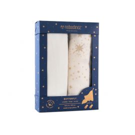 Butterfly box van 2 tetradoeken - New white - 100x120