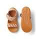 Blumer sandaaltjes - Stripe: Mustard & Creme de la creme