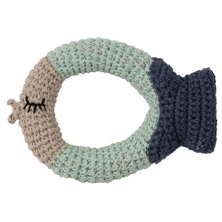 Crochet rammelaar - vis Crochet rammelaar - vis
