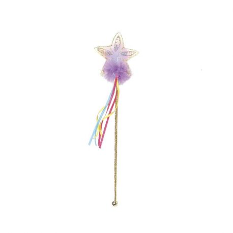 Toverstaf regenboog met glitter Toverstaf regenboog met glitter
