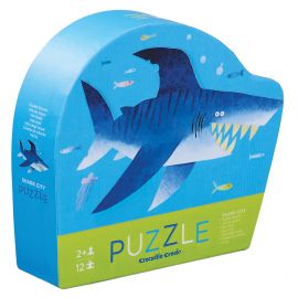 Mini puzzel - Shark - 12 stukjes