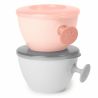 Handige set kommetjes - Grey/soft coral