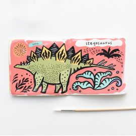 Badboek - Colour Me Dinosaurs