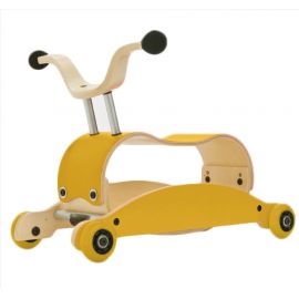 Mini-Flip 3-in-1 loopwagen geel + geel + geel