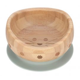 Bowl bamboe hout Little Chums - Kat