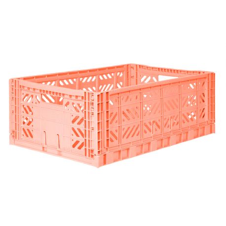 Groot opvouwbaar maxi krat - Salmon Groot opvouwbaar maxi krat - Salmon