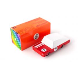Houten speelgoedauto - Candycar - Red Racer 5