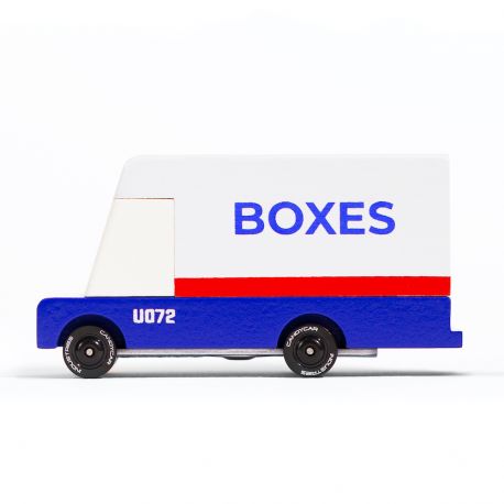 Houten speelgoedauto - Boxes Mail Van