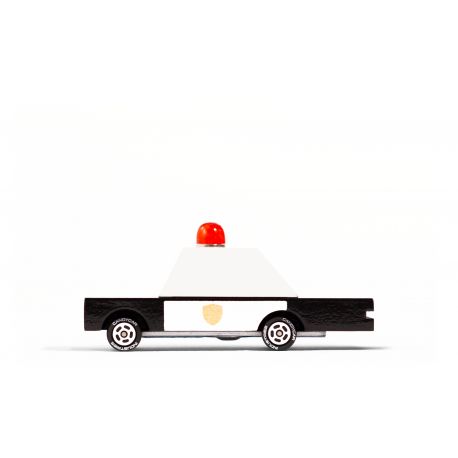 Houten speelgoedauto - Candycar - Police Car