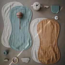 Set van 2 spuugdoeken - Roman green & Fog