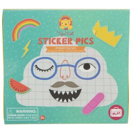 Knutselset - Sticker Pics - Funny Faces