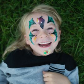 Gezichtsstickers - Dragon