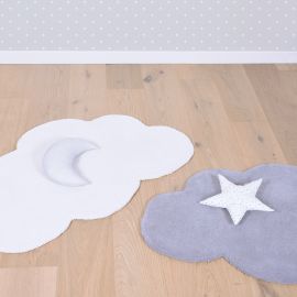Katoenen tapijt Cloud - Whisper white
