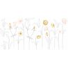 Set XL muurstickers - Large flowers