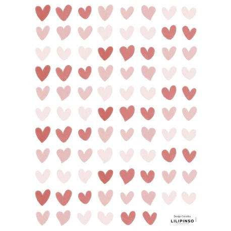 Stickerblad - Little hearts Stickerblad - Little hearts