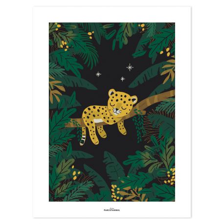 Poster - Sleeping little cheetah