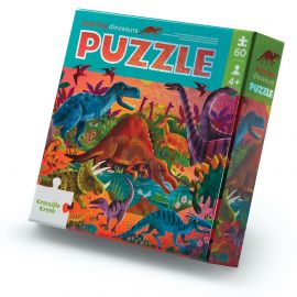 Folie puzzel - Dazzling Dinos - 60 stukjes