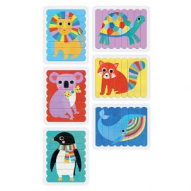 Puzzel sticks - Animals of the World