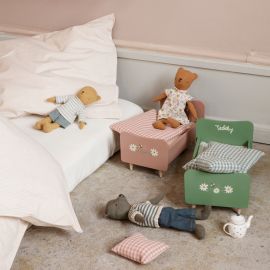 Houten bed - Papa Teddy - Dusty green