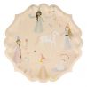 Set van 8 grote Borden - Princess