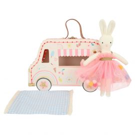 Mini koffertje met bunny - Ice Cream Van