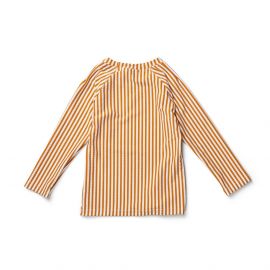 Noah zwemshirt - Y/D stripe: Mustard/white