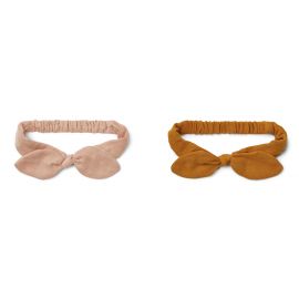 Henny haarband - 2-pack - Rose mustard mix