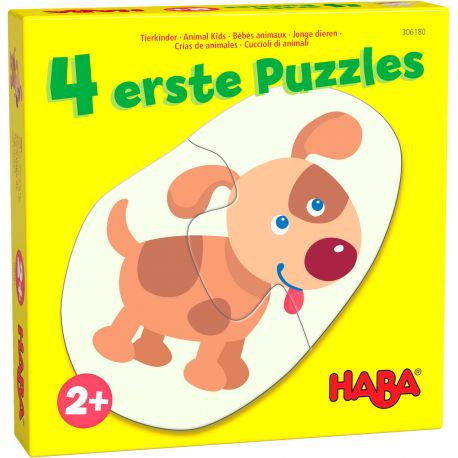 4 eerste puzzels - Jonge dieren