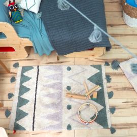 Wasbaar tapijt Mini Azteca - 70x100 cm