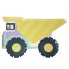 Set van 8 feestborden - Dumper Truck