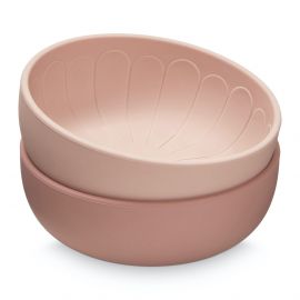 Set van 2 kommen Flower - Rose mix