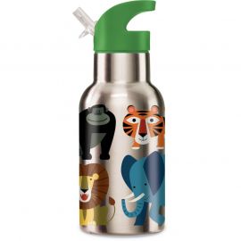 RVS drinkfles - Jungle Friends