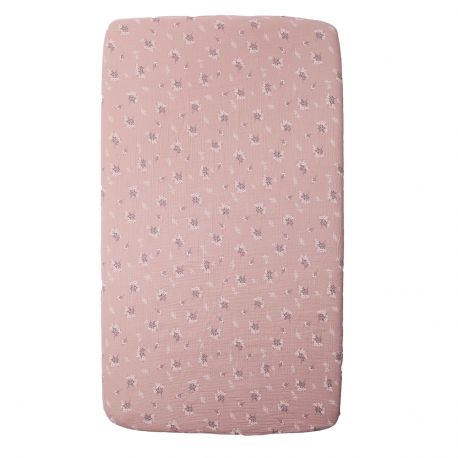 Hoeslaken - Pink heather - 60x120 cm