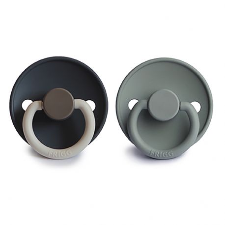 Set van 2 latex tutjes Color - Deep sea/french gray Set van 2 latex tutjes Color - Deep sea/french gray