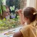 Kleurrijke knutselset Movable Window Art - Butterflies