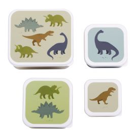 Set van 4 lunch- & snackdozen - Dino's