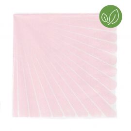 Set van 20 servetten - Pink pastel mix