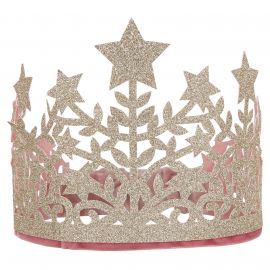 Stoffen kroon - Glitter Star