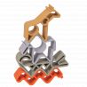 Siliconen speelset Animals - Nature