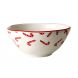 Keramische Bowl - Wit - Santa And Candy Cane Print