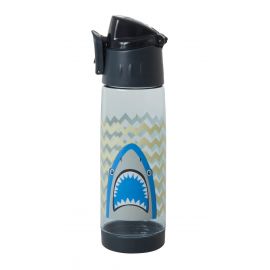 Plastiek drinkfles - Blauw - Haai