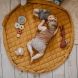 Baby speelmat & opbergtas - Mustard Chai Tea - Organic