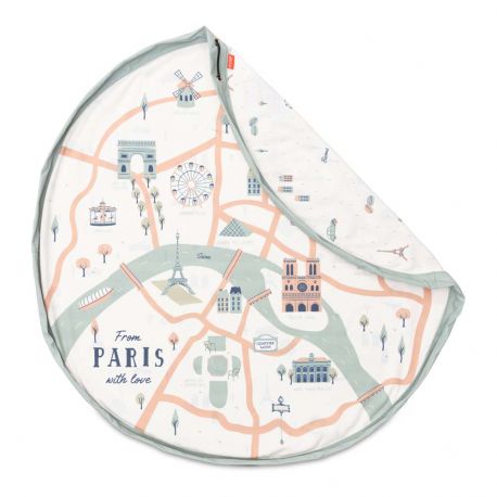 Opbergzak & speelmat - Paris Map