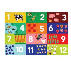 123 Jumbo vloerpuzzel - Let's Learn